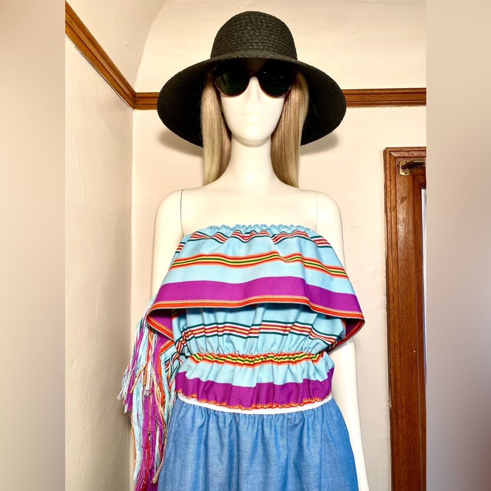 PEPPER Re-Couture - Mediterranean Dress - Sz Sm